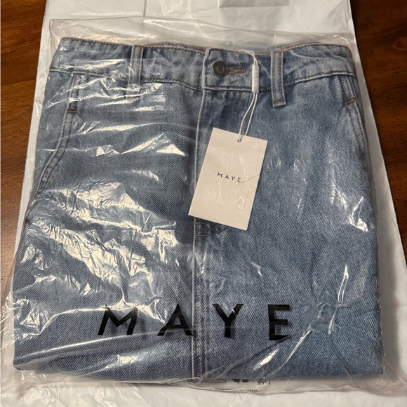 MAYE EMERY denim skirt size 2. NWT - Picture 3 of 6